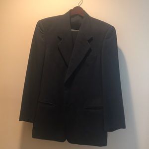Giorgio Armani dark blue pin stripe Suit